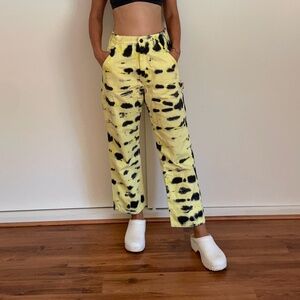 Tie dye carpenter pants